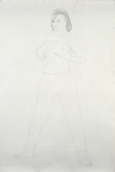Frau zeigt ihre Brust | 1996